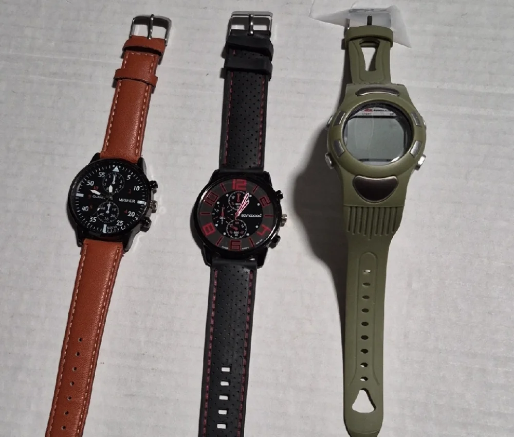 Stylish Black and Brown Wearable Watch